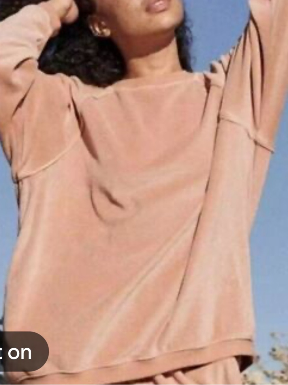 aerie Plush Crewneck Sweater - Dusty Rose
